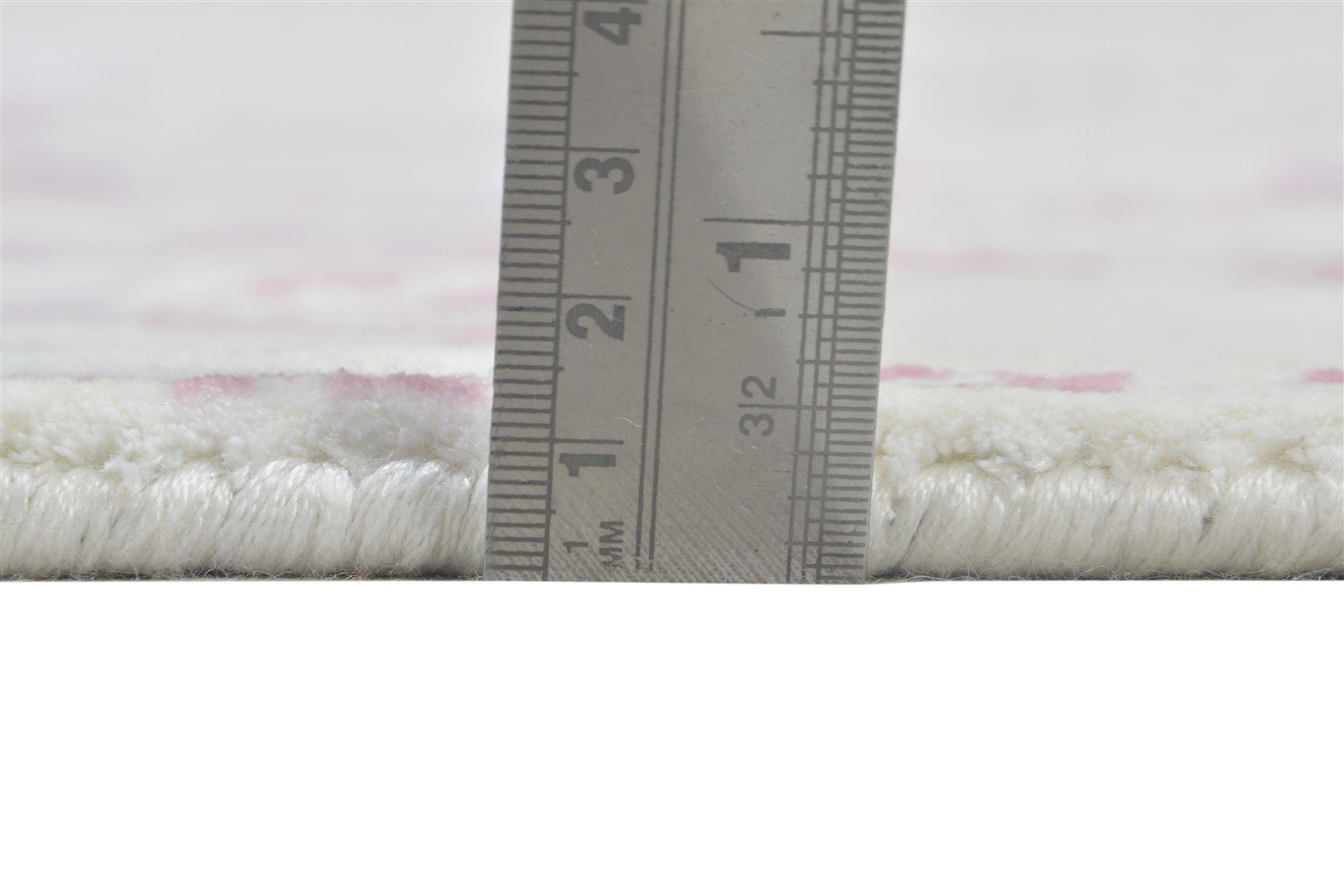 White Silk Rug 9' X 9' Modern Handloom French Abstract Large Carpet 7864935678101