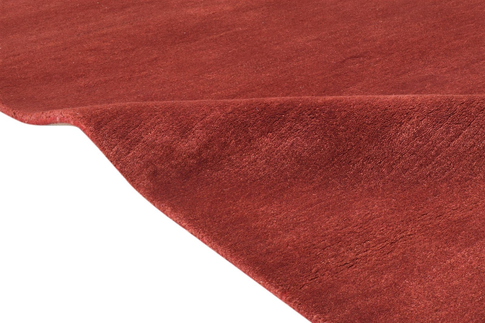 Wine Wool Rug 5' X 8' Modern Hand Tufted Scandinavian Solid Room Size Carpet 7865128222869