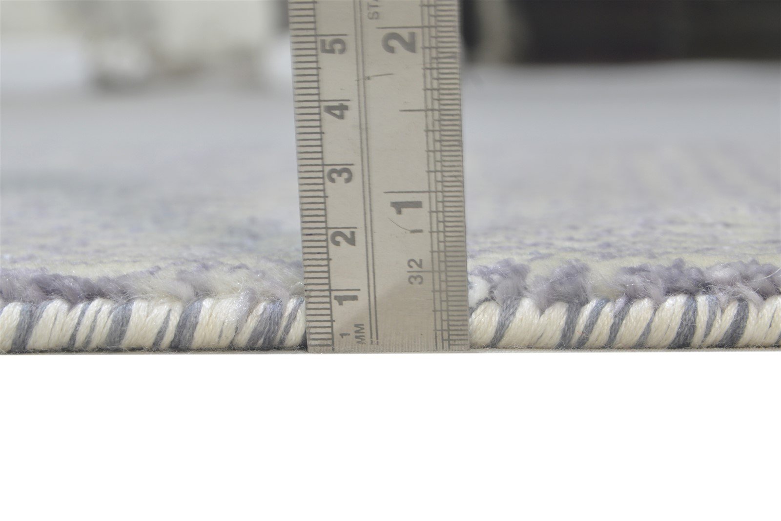 Wool Art Silk Charcoal Rug 2X3 Modern Hand Knotted Scandinavian Grass Trellis Small 7864316297365