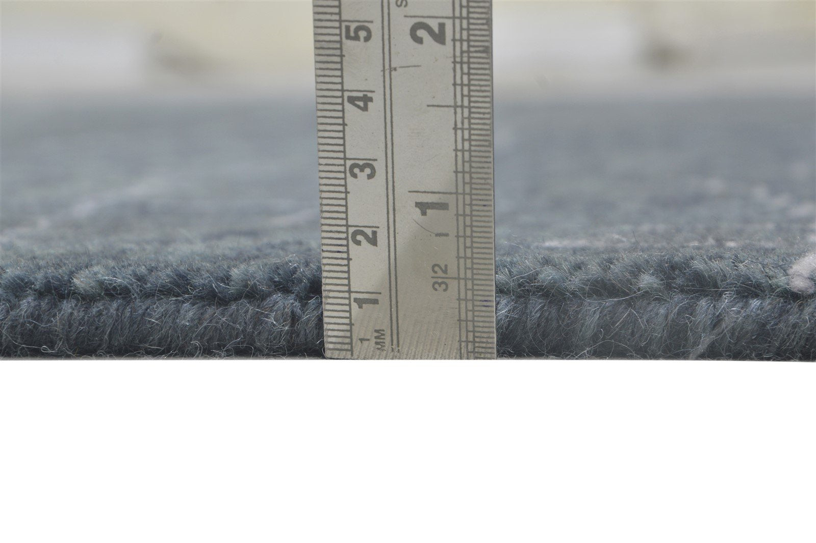 Wool / Art Silk Charcoal Rug 5X8 Modern Hand Knotted Scandinavian Abstract Room Size 7864156815509
