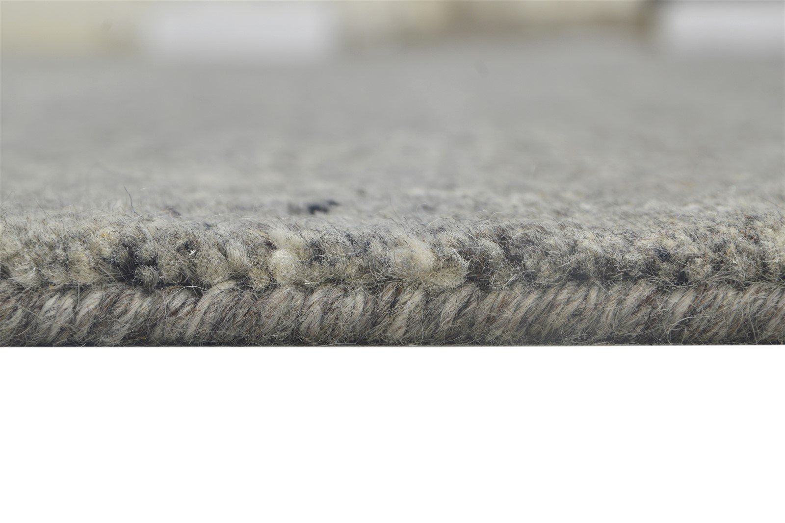 Wool / Art Silk Dark Grey Rug 10X14 Modern Hand Knotted Moroccan Diamond Extra Large 7864102486165