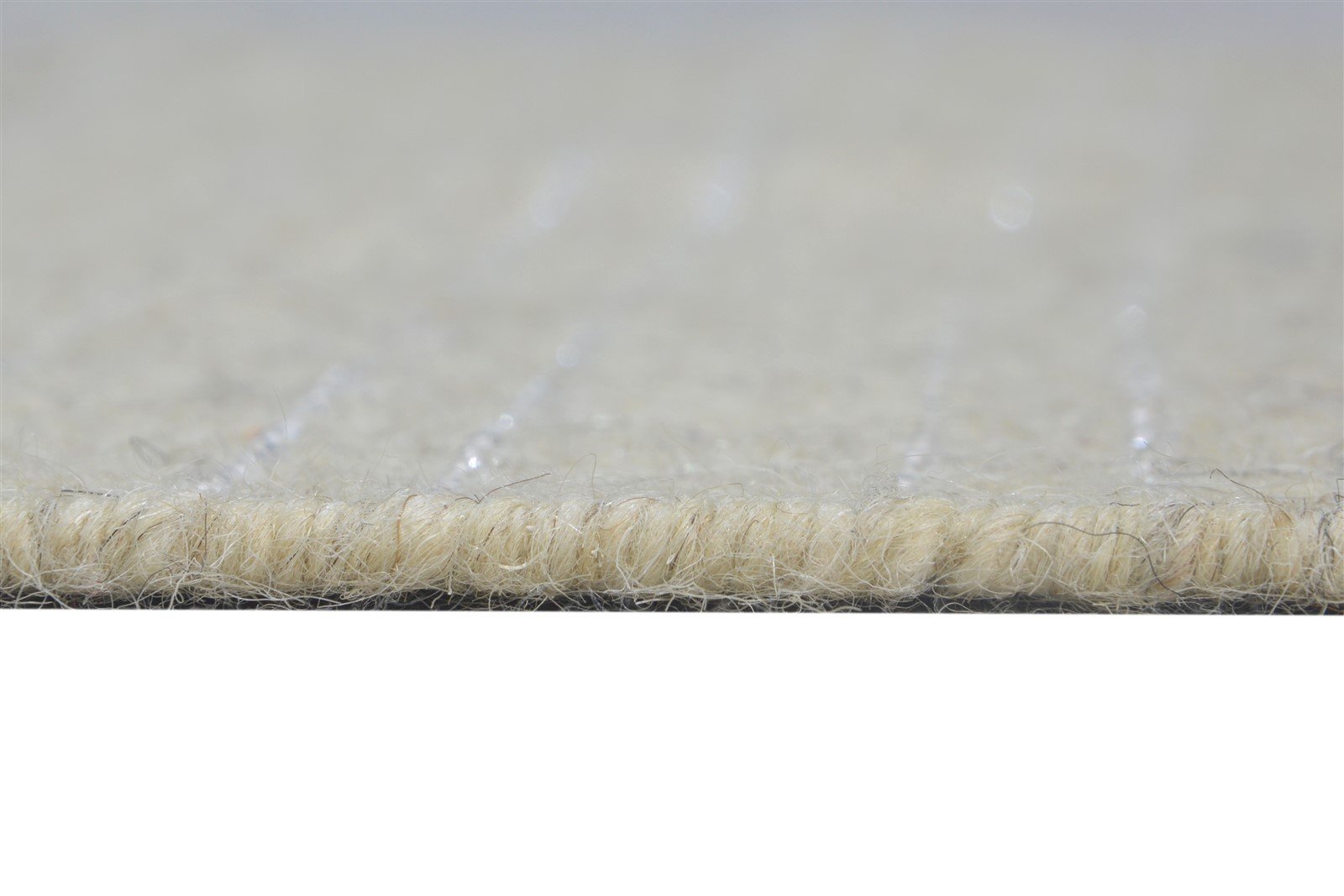 Wool Beige Rug 2'6 X 4' Modern Dhurrie Scandinavian Solid Small Carpet 7864669831317