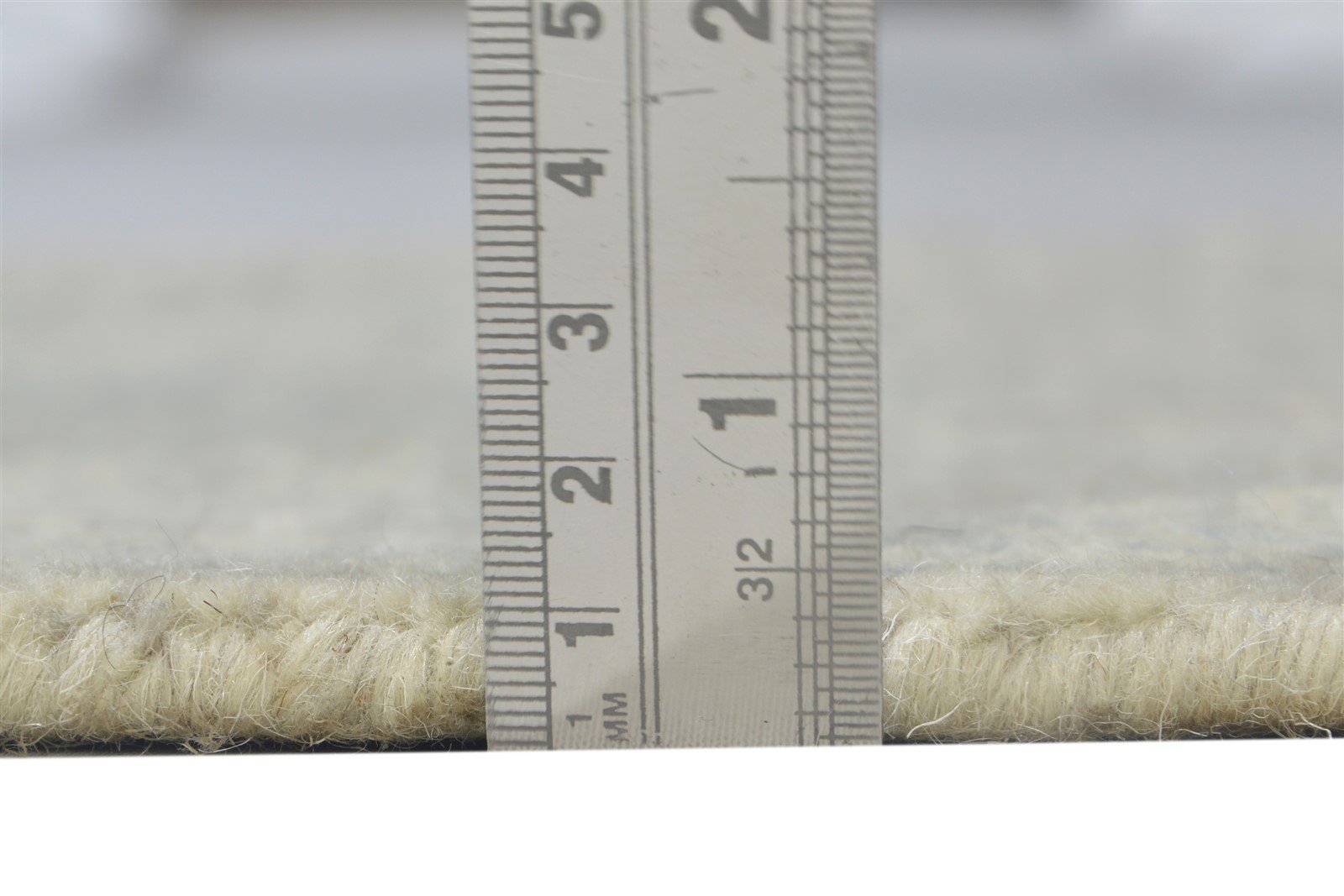 Wool Beige Rug 2' X 2' Modern Hand Tufted Scandinavian Solid Small Carpet 7864817877141