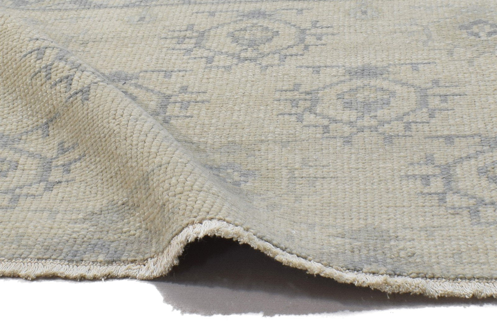 Wool Beige Rug 2' X 3' Persian Hand Knotted Bokhara Oriental Small Carpet 7864122474645