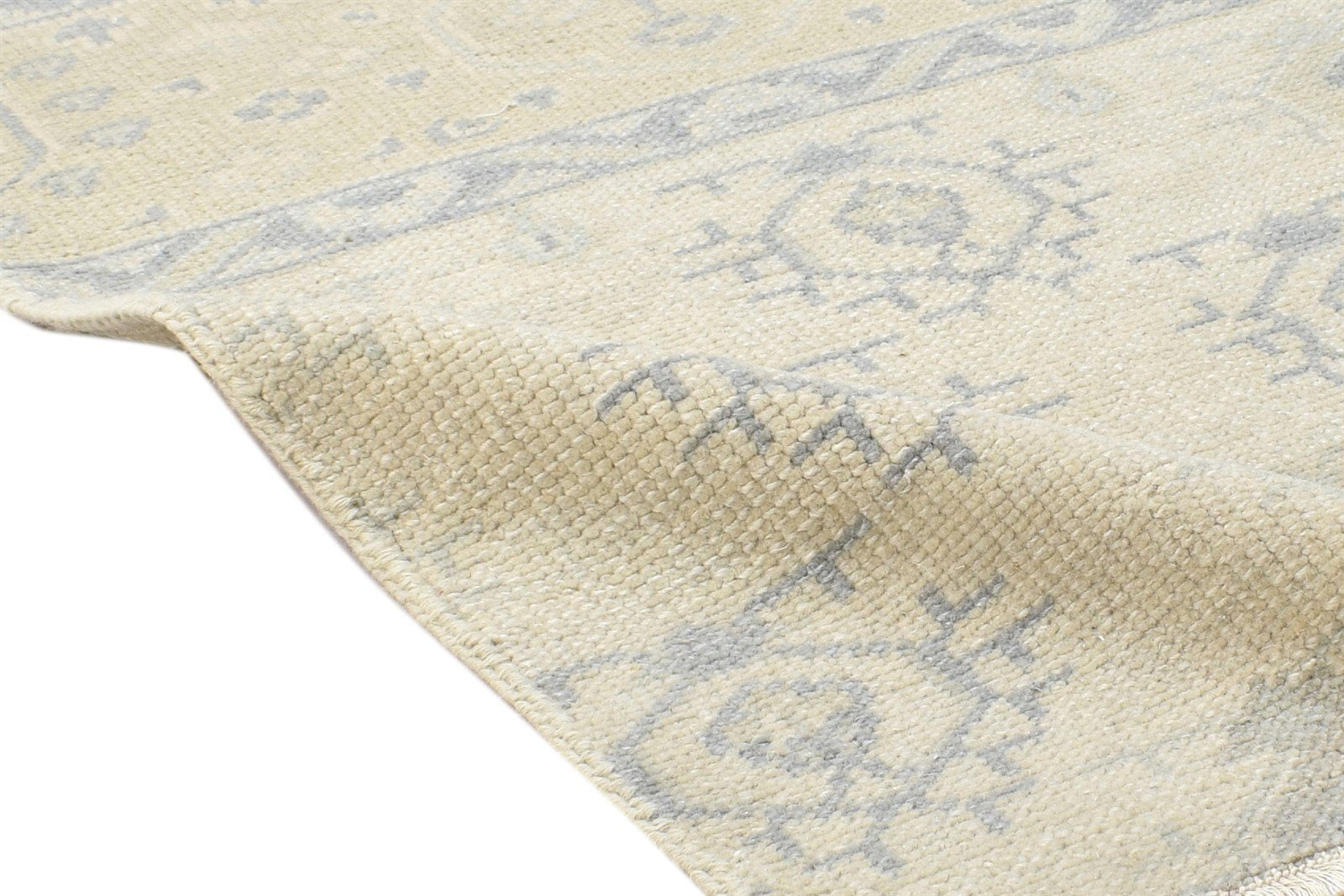 Wool Beige Rug 2' X 3' Persian Hand Knotted Bokhara Oriental Small Carpet 7864122474645