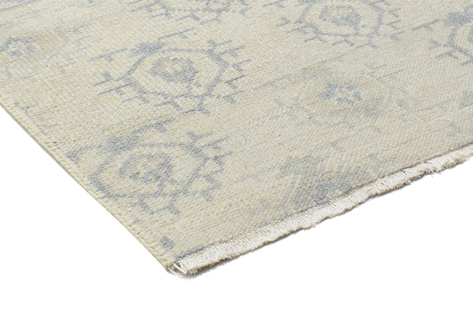 Wool Beige Rug 2' X 3' Persian Hand Knotted Bokhara Oriental Small Carpet 7864122474645