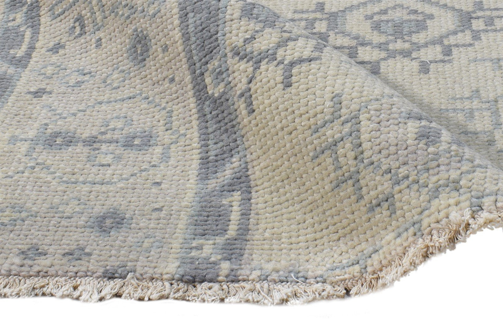 Wool Beige Rug 3' X 2' Persian Hand Knotted Bokhara Oriental Small Carpet 7865143427221