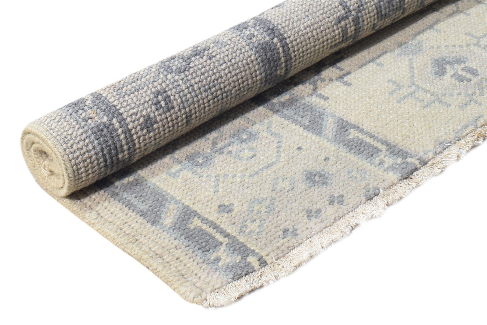 Wool Beige Rug 3' X 2' Persian Hand Knotted Bokhara Oriental Small Carpet 7865143427221