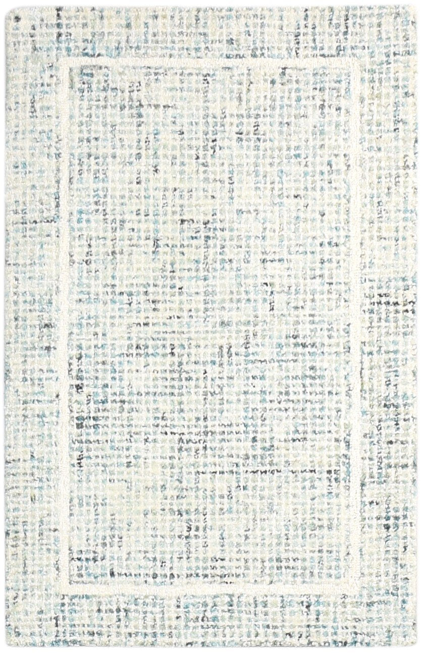 Wool Beige Rug 3' X 4' Modern Hand Tufted American Solid Small Carpet 7865179537557