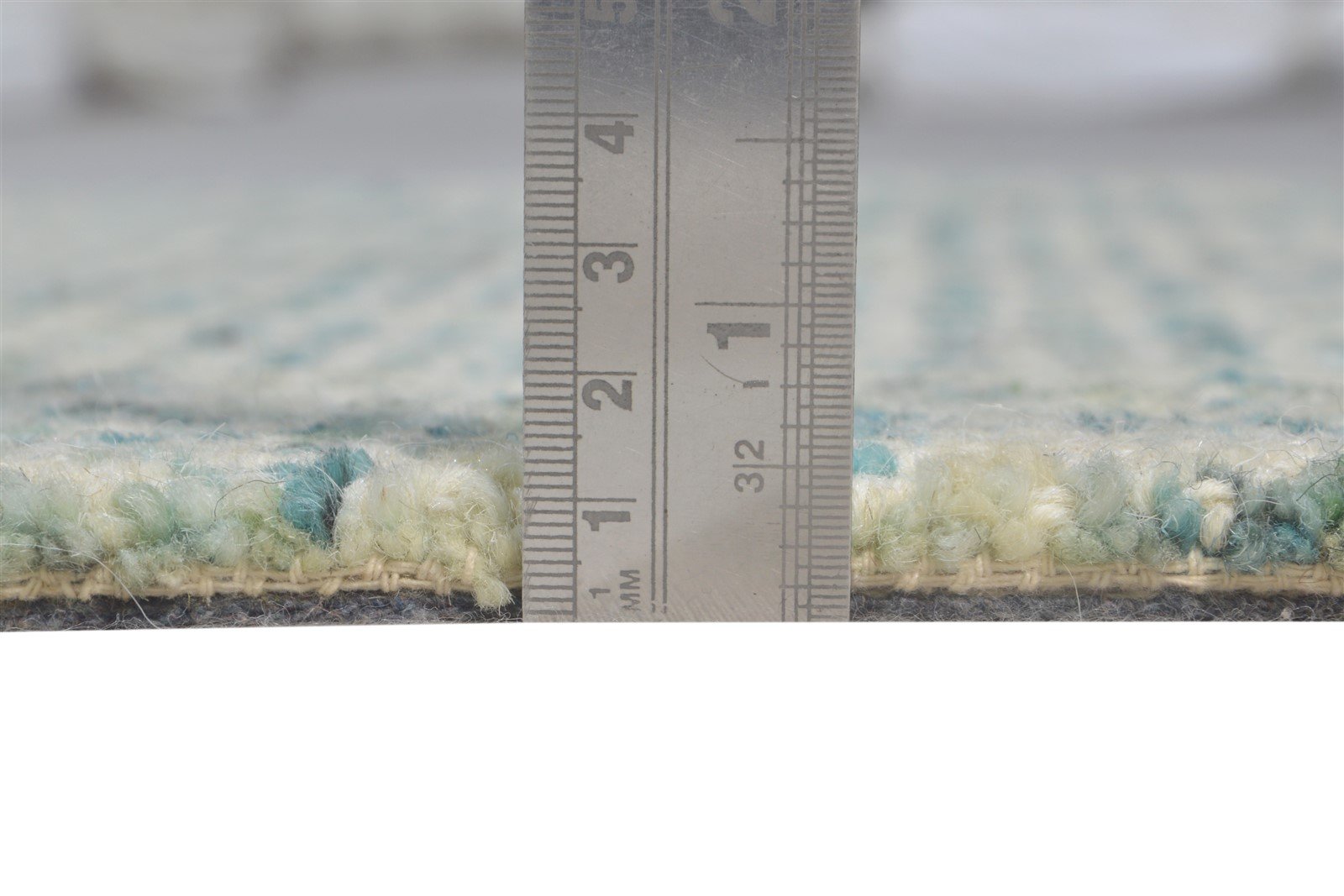 Wool Beige Rug 3' X 4' Modern Hand Tufted American Solid Small Carpet 7865179537557