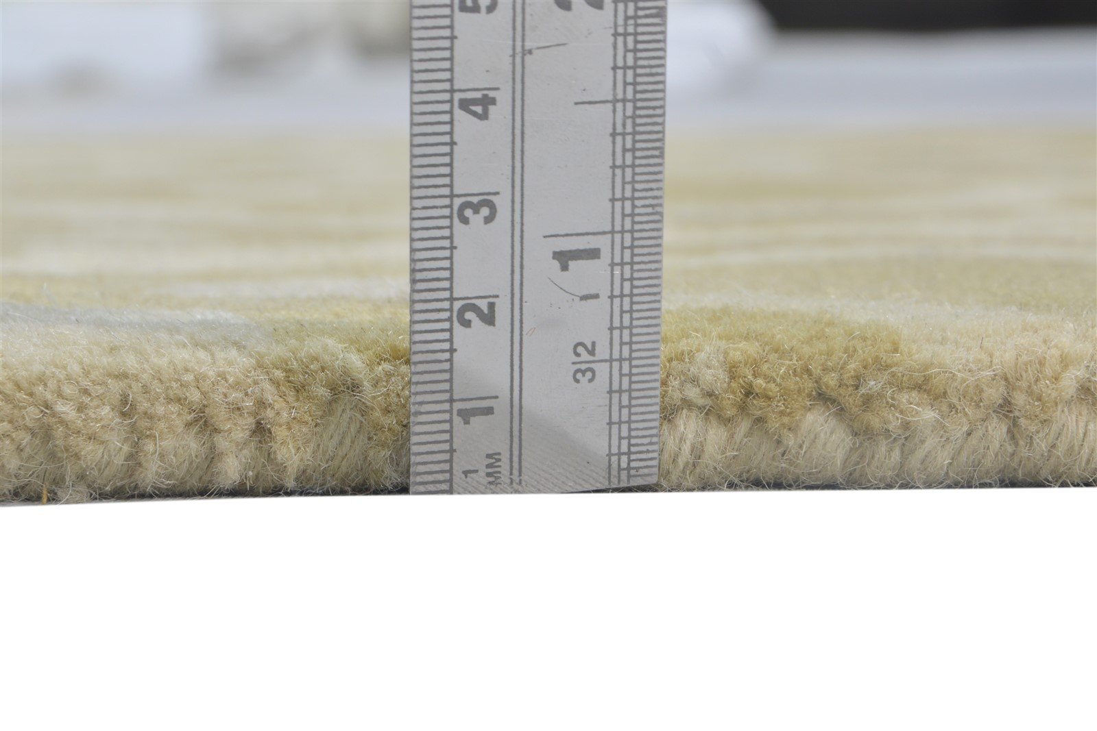 Wool Beige Rug 3' X 9' Modern Hand Tufted Scandinavian Trellis Small Runner 7864123293845