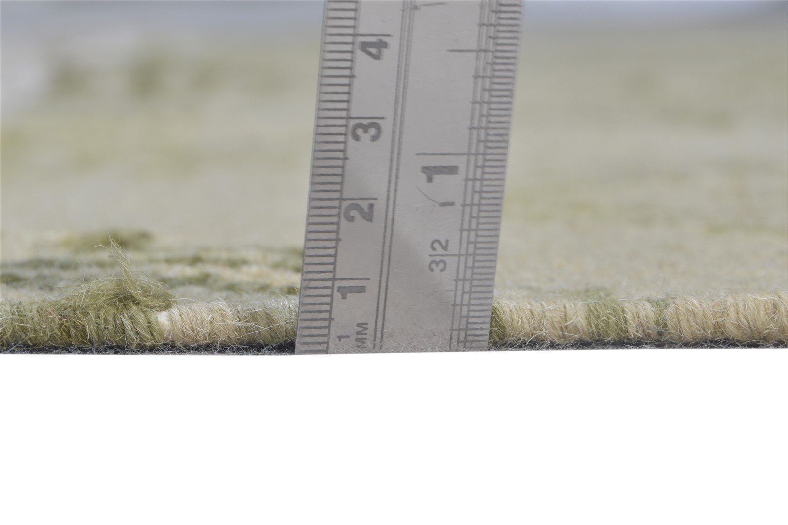 Wool Beige Rug 5' X 3' Modern Dhurrie Scandinavian Floral Room Size Carpet 7864673829013