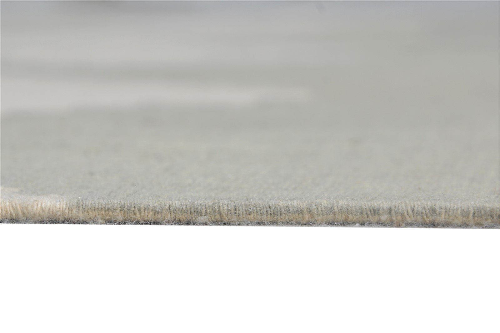 Wool Beige Rug 5' X 8' Modern Dhurrie American Chevron Room Size Carpet 7865142935701