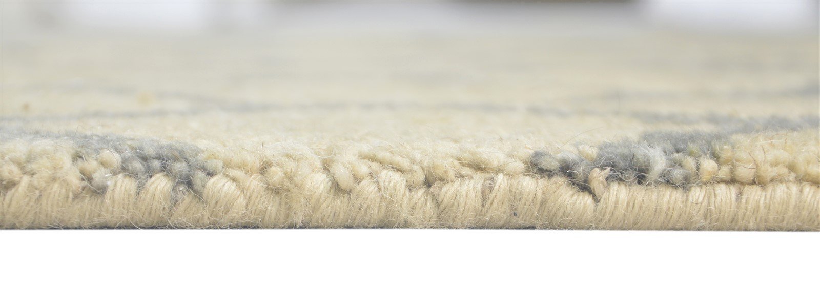 Wool Beige Rug 5' X 8' Modern Hand Knotted Moroccan Oriental Room Size Carpet 7860678688917