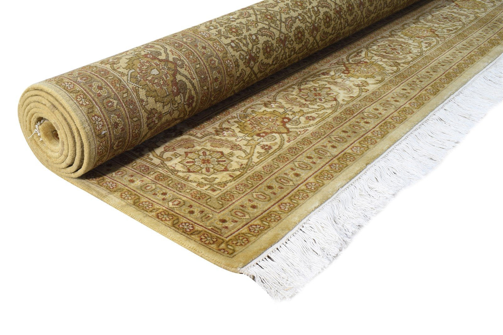 Wool Beige Rug 8' X 10' Persian Hand Knotted Bijar Oriental Large Carpet 7864651612309