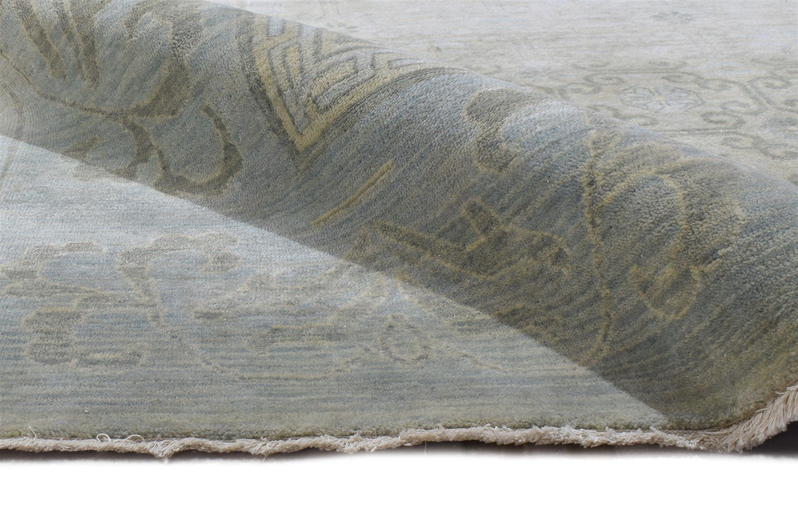Wool Beige Rug 8' X 10' Persien Hand Knotted Bokhara Oriental Large Carpet 7864319148181