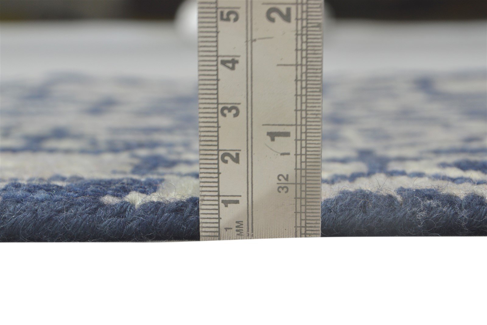 Wool Blue Rug 2'6 X 3' Modern Hand Knotted Bokhara Oriental Small Carpet 7864118149269