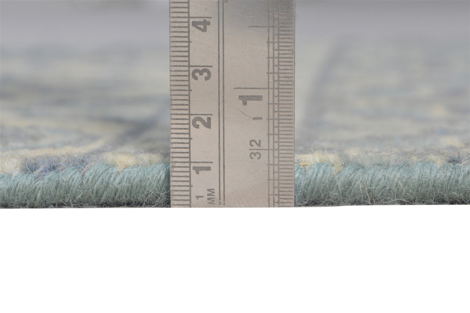 Wool Blue Rug 2' X 2' Modern Hand Knotted Moroccan Trellis Small Carpet 7865156206741