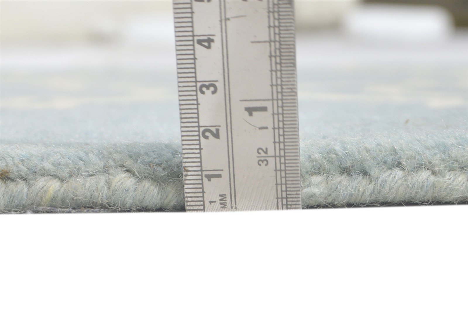 Wool Blue Rug 2' X 2' Modern Hand Tufted Moroccan Trellis 2'2"X2'2" Carpet 7860696416405