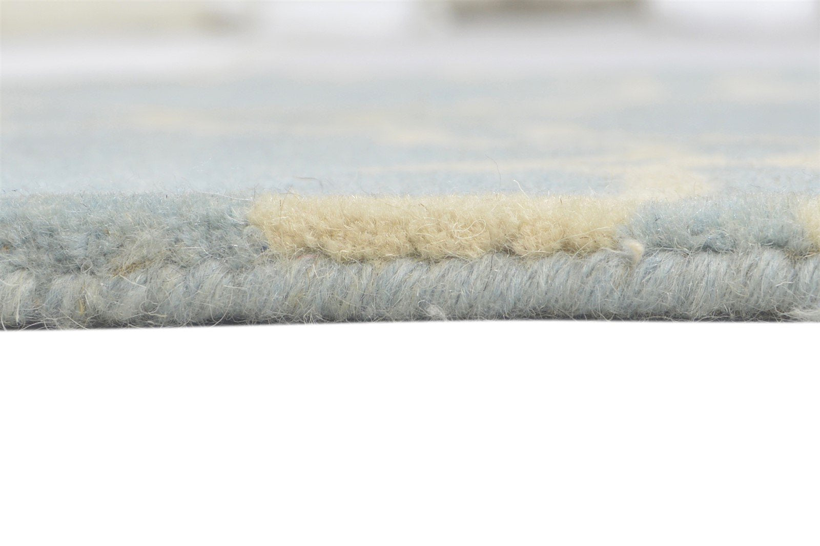 Wool Blue Rug 2' X 2' Modern Hand Tufted Moroccan Trellis 2'2"X2'2" Carpet 7860696088725