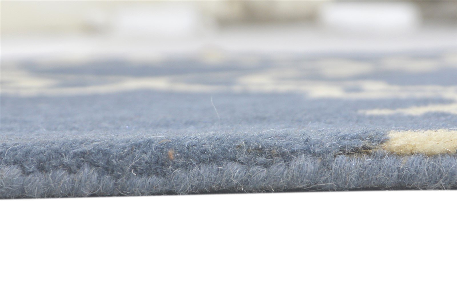 Wool Blue Rug 2' X 2' Modern Hand Tufted Moroccan Trellis 2'2"X2'2" Carpet 7860696219797
