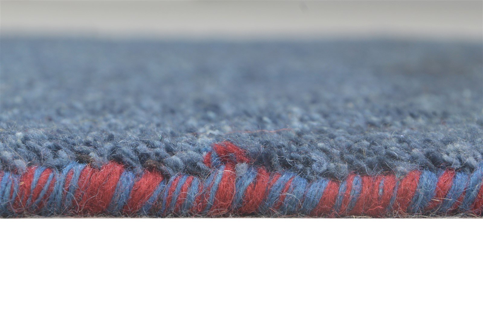 Wool Blue Rug 2' X 3' Southwestern Hand Knotted American Tribal Small Carpet 7865052364949