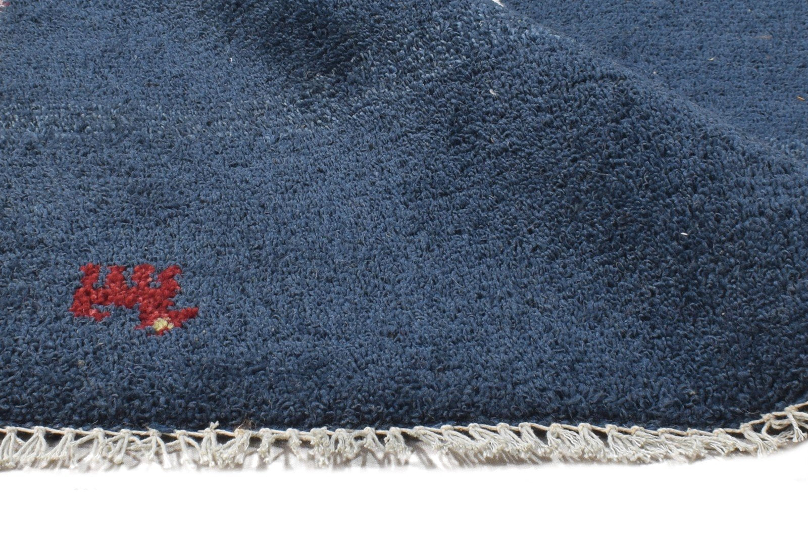 Wool Blue Rug 2' X 3' Southwestern Hand Knotted American Tribal Small Carpet 7865062785173