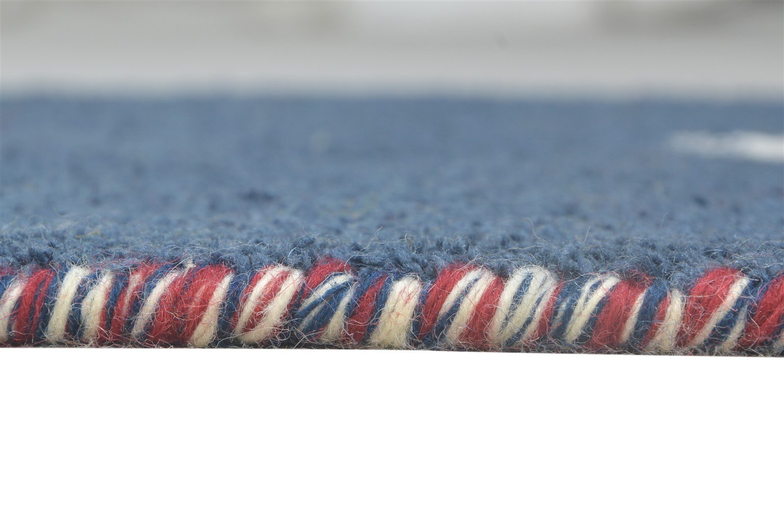 Wool Blue Rug 2' X 3' Southwestern Hand Knotted American Tribal Small Carpet 7865062785173