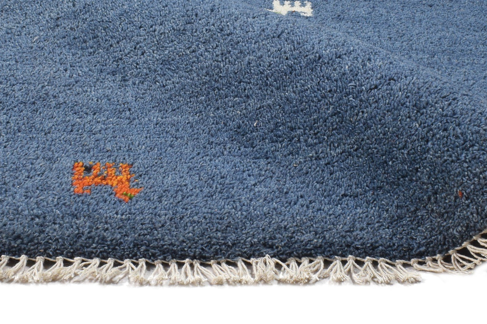 Wool Blue Rug 2' X 3' Southwestern Hand Knotted American Tribal Small Carpet 7865062490261