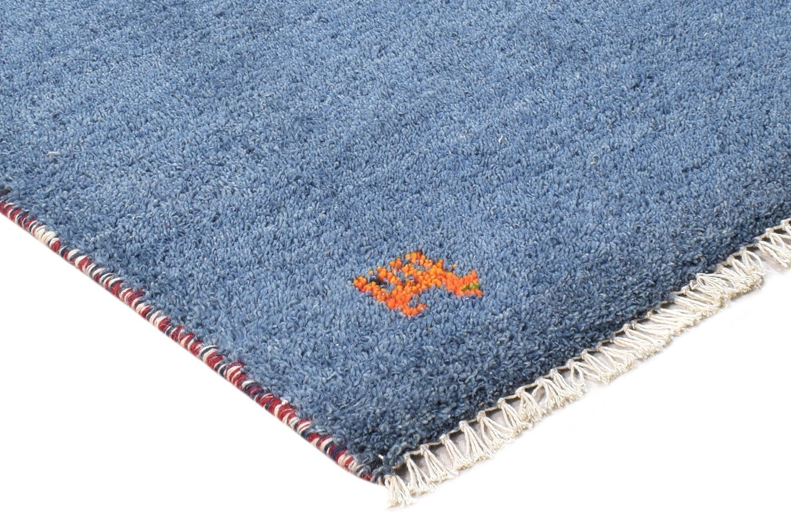 Wool Blue Rug 2' X 3' Southwestern Hand Knotted American Tribal Small Carpet 7865062490261