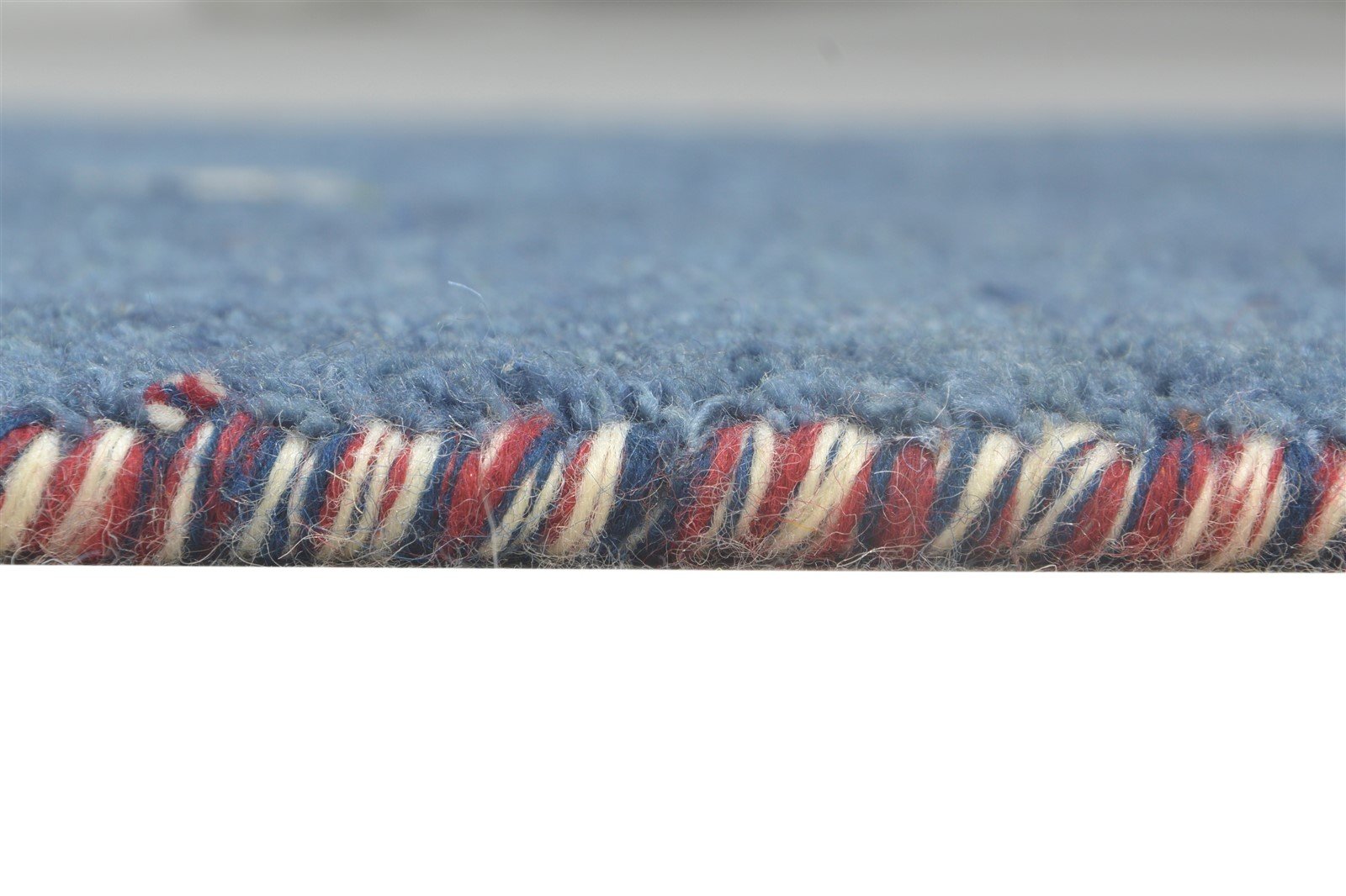Wool Blue Rug 2' X 3' Southwestern Hand Knotted American Tribal Small Carpet 7865062490261