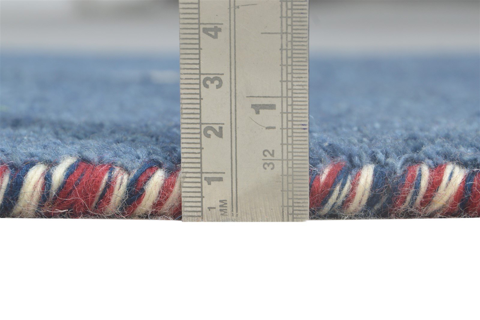Wool Blue Rug 2' X 3' Southwestern Hand Knotted American Tribal Small Carpet 7865062490261