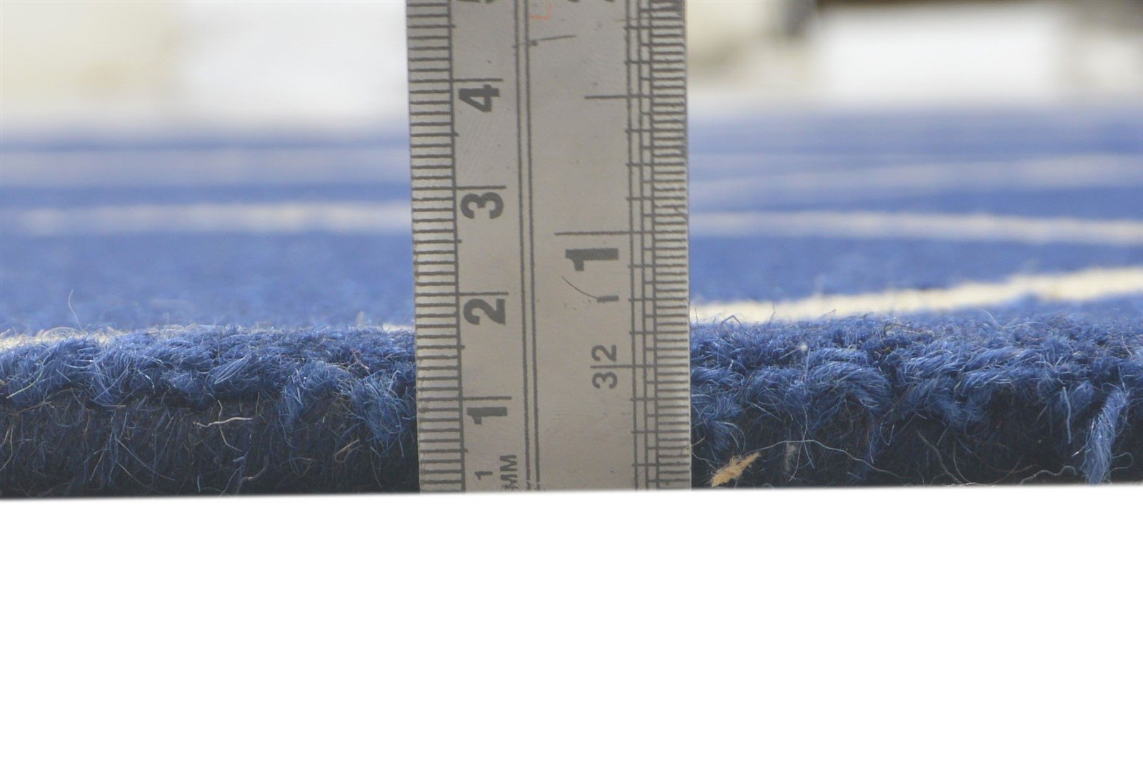 Wool Blue Rug 5' X 7' Modern Hand Tufted Moroccan Trellis Room Size Carpet 7860706410645