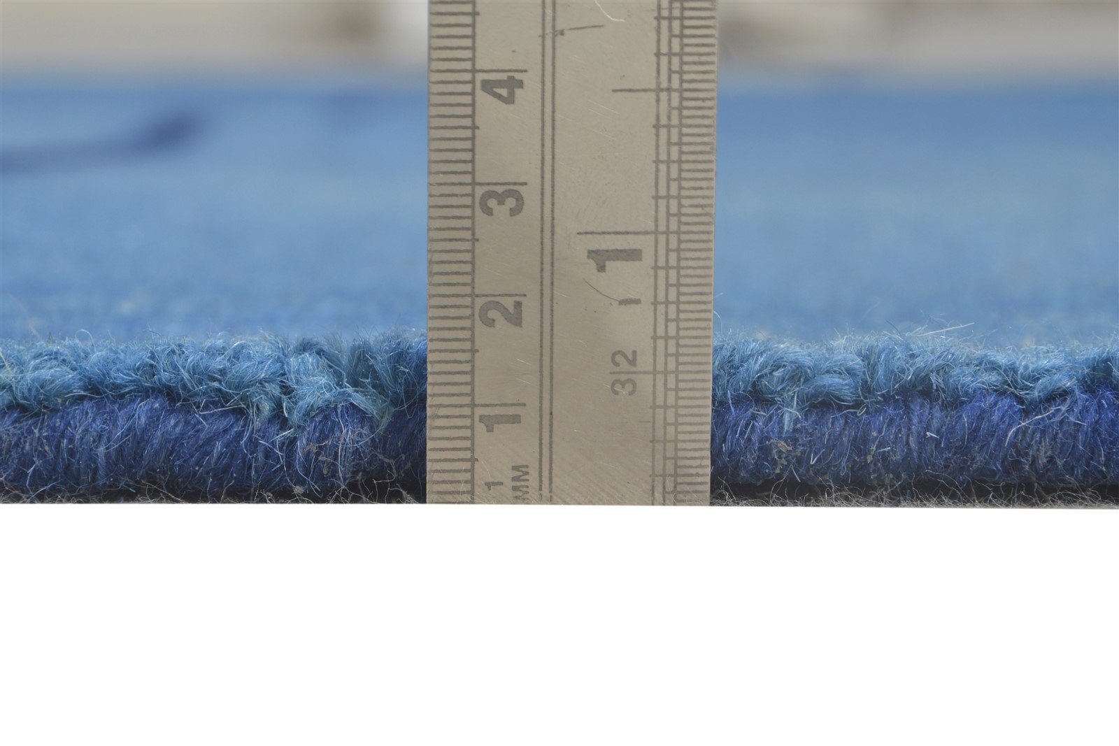 Wool Blue Rug 5' X 8' Modern Hand Tufted Shibori Tie Dye Room Size Carpet 7865199231125