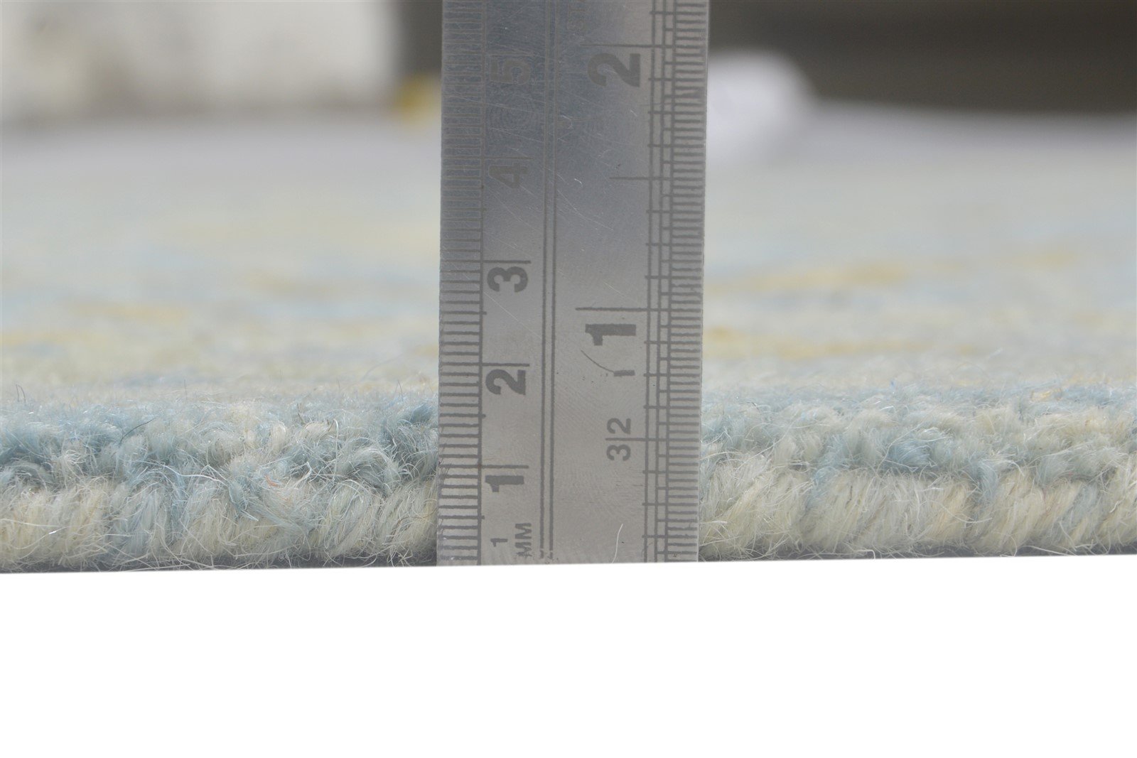 Wool Blue Rug 5' X 8' Persian Hand Tufted Oushak Oriental Room Size Carpet 7864093442197