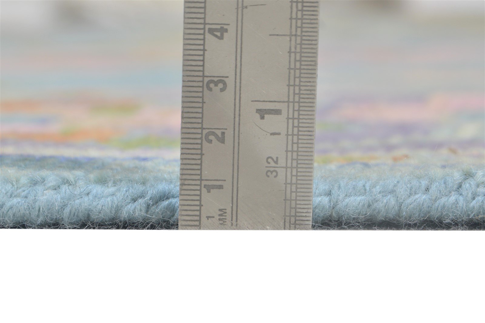 Wool Blue Rug 8' X 10' Persian Hand Knotted Oushak Oriental Large Carpet 7864625266837