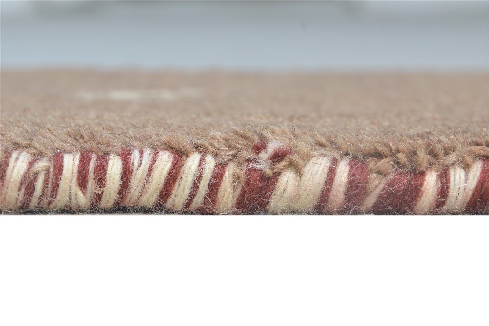 Wool Brown Rug 1' X 2' Southwestern Hand Knotted American Tribal Small Carpet 7865089491093