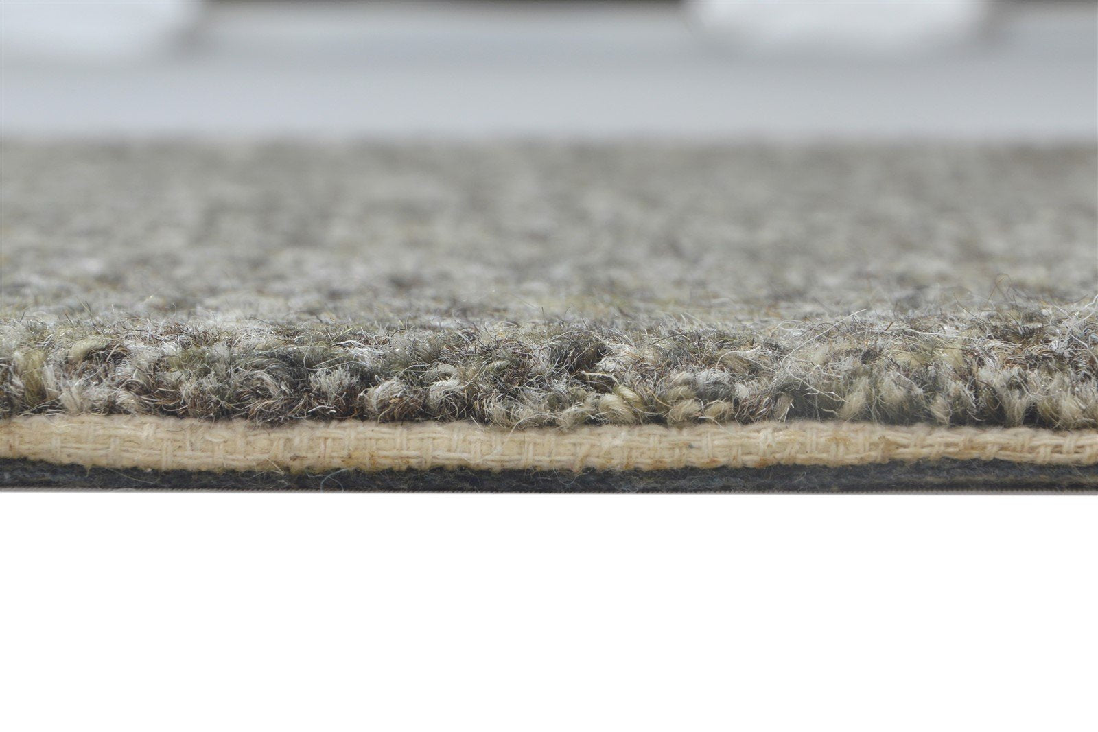 Wool Brown Rug 2' X 3' Modern Hand Tufted Scandinavian Solid Small Carpet 7864134402197