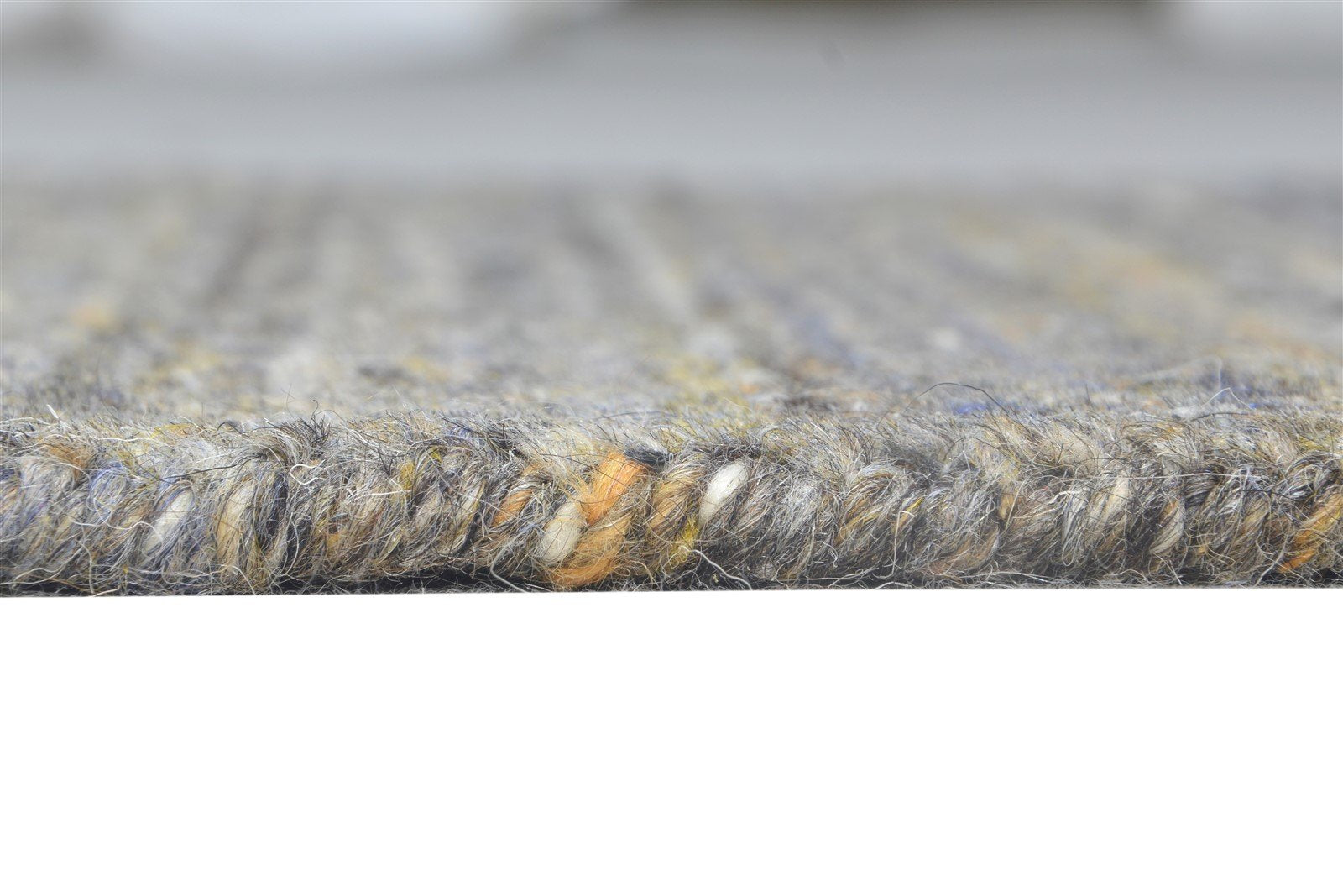 Wool Brown Rug 2' X 3' Modern Handloom Scandinavian Solid Small Carpet 7865135562901