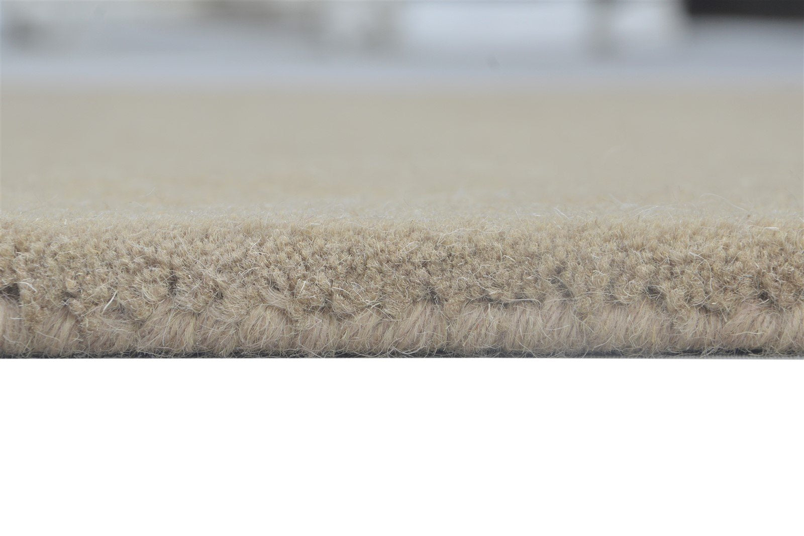 Wool Brown Rug 3' X 5' Modern Hand Tufted Scandinavian Solid Room Size Carpet 7864310235285