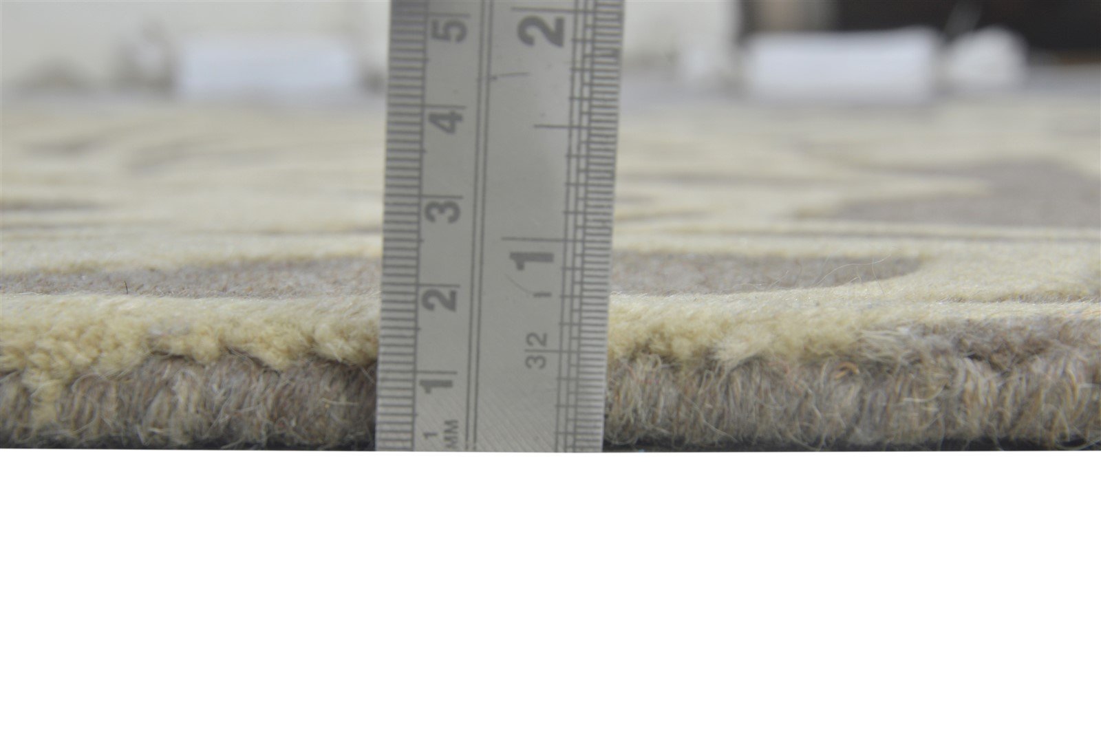 Suzie Wool Brown Rug 5' X 8' Modern Hand Tufted French Floral 7864271143061