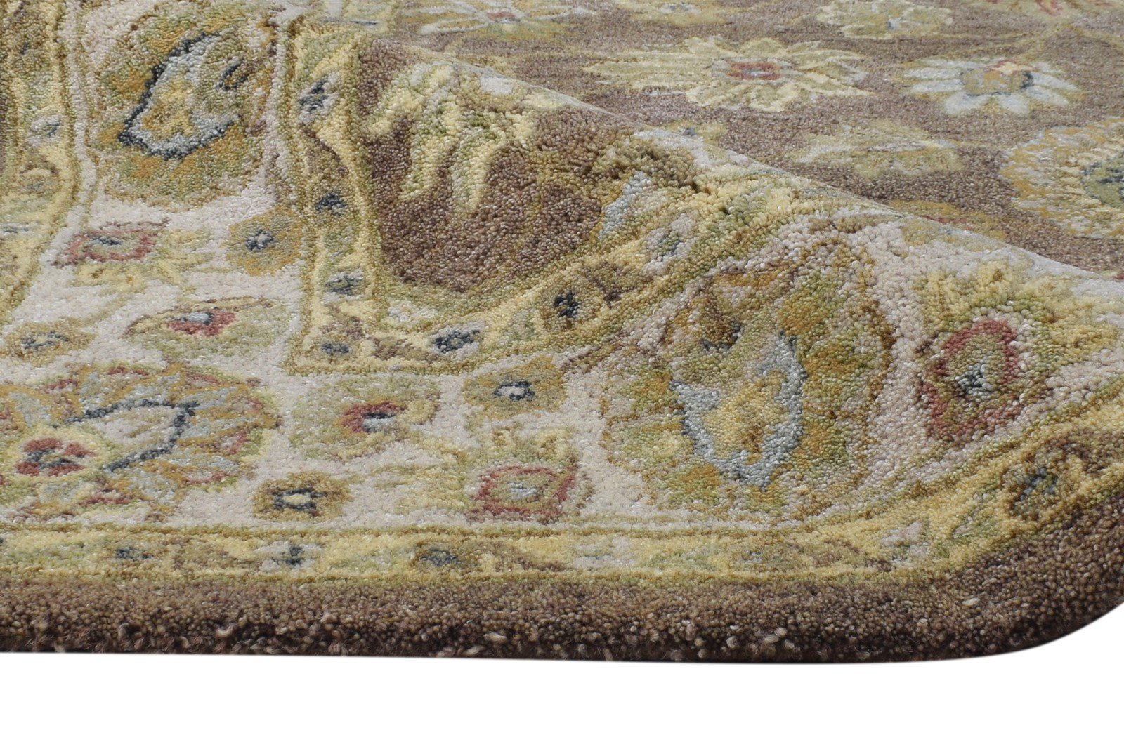 Wool Brown Rug 5' X 8' Persian Hand Tufted Oushak Oriental Room Size Carpet 7865109151893