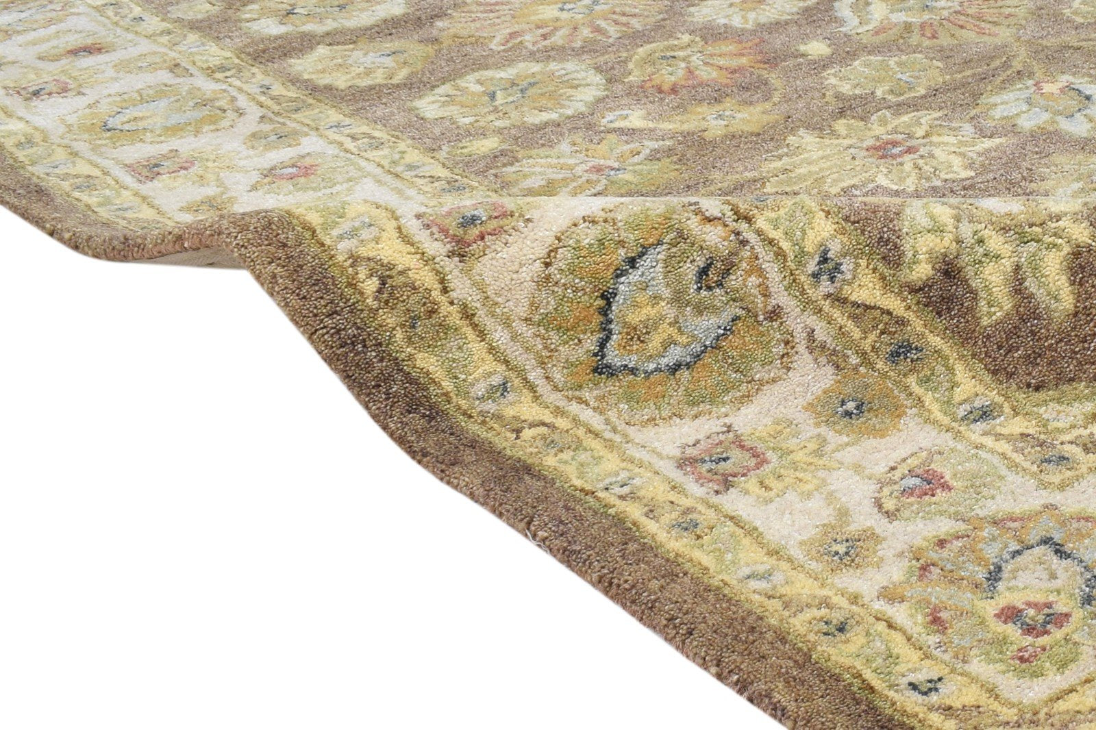 Wool Brown Rug 5' X 8' Persian Hand Tufted Oushak Oriental Room Size Carpet 7865109151893