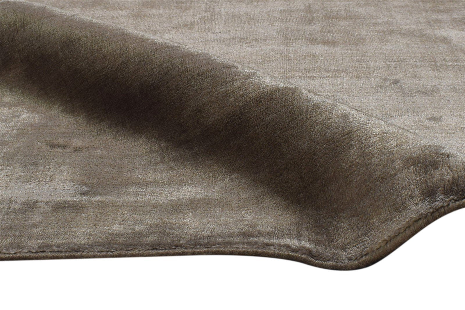 Wool Brown Rug 6' X 8' Modern Handloom Scandinavian Solid Room Size Carpet 7864359387285