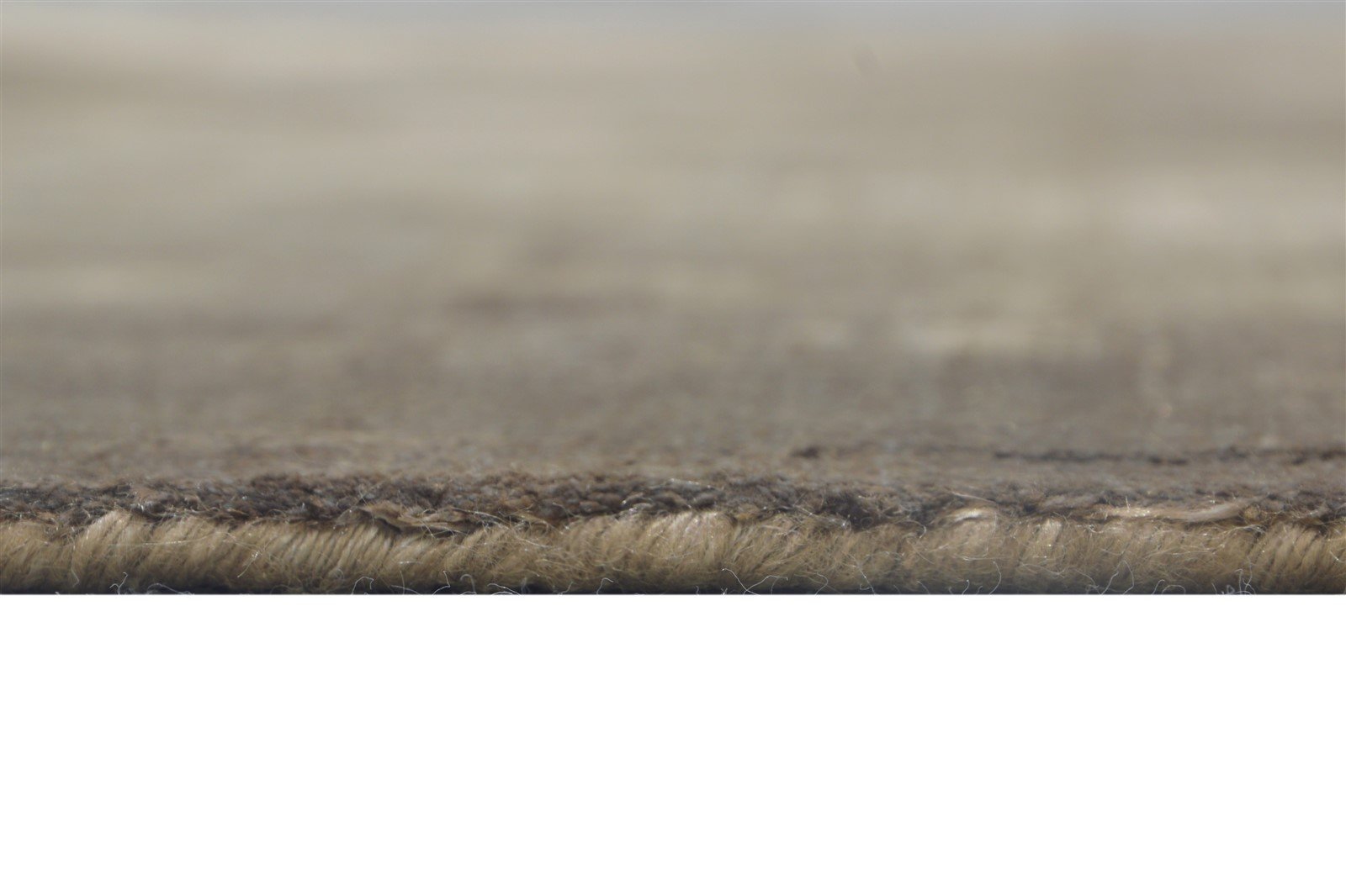 Wool Brown Rug 6' X 8' Modern Handloom Scandinavian Solid Room Size Carpet 7864359387285