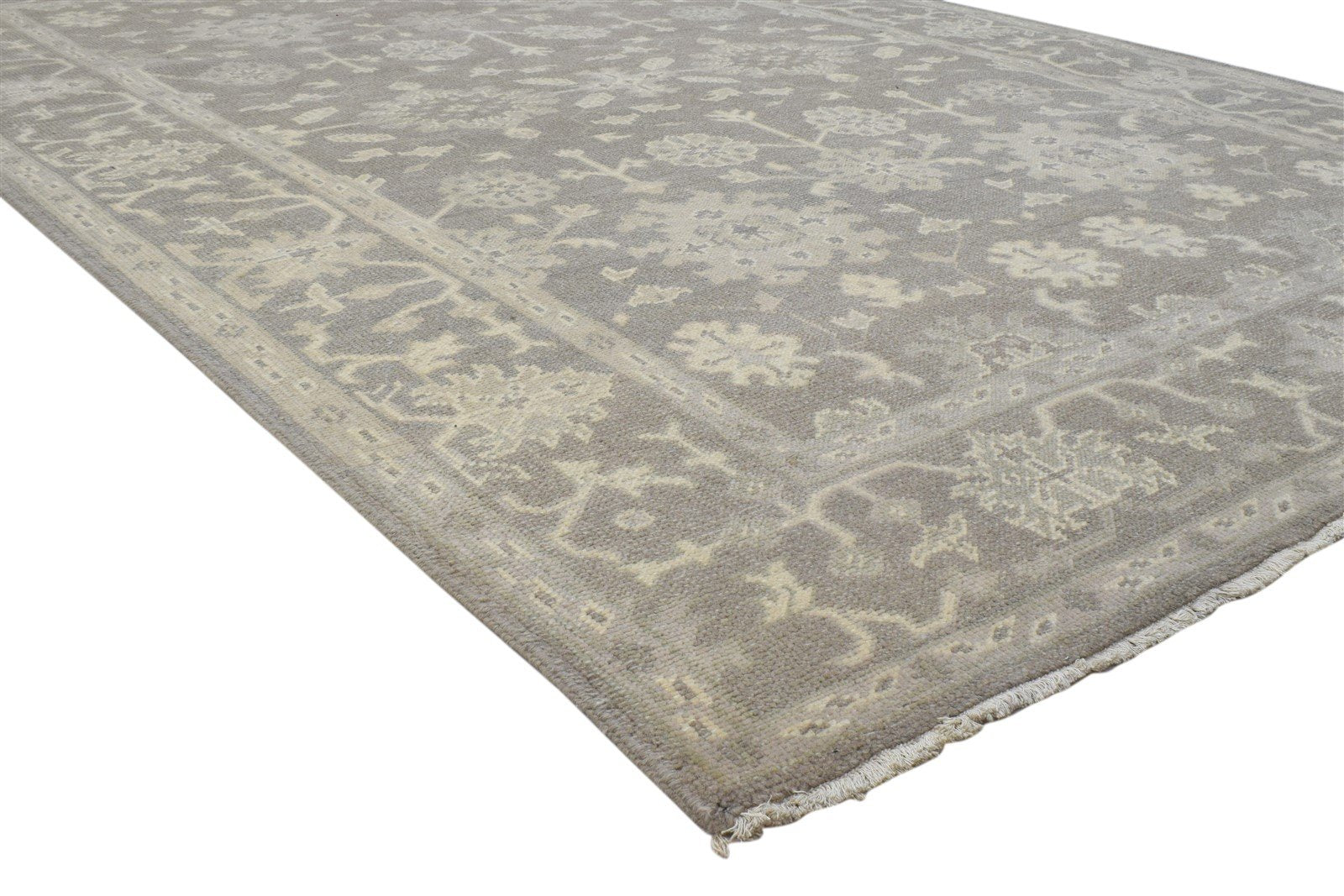 Wool Brown Rug 6' X 9' Persian Hand Knotted Oushak Oriental Room Size Carpet 7860689928341