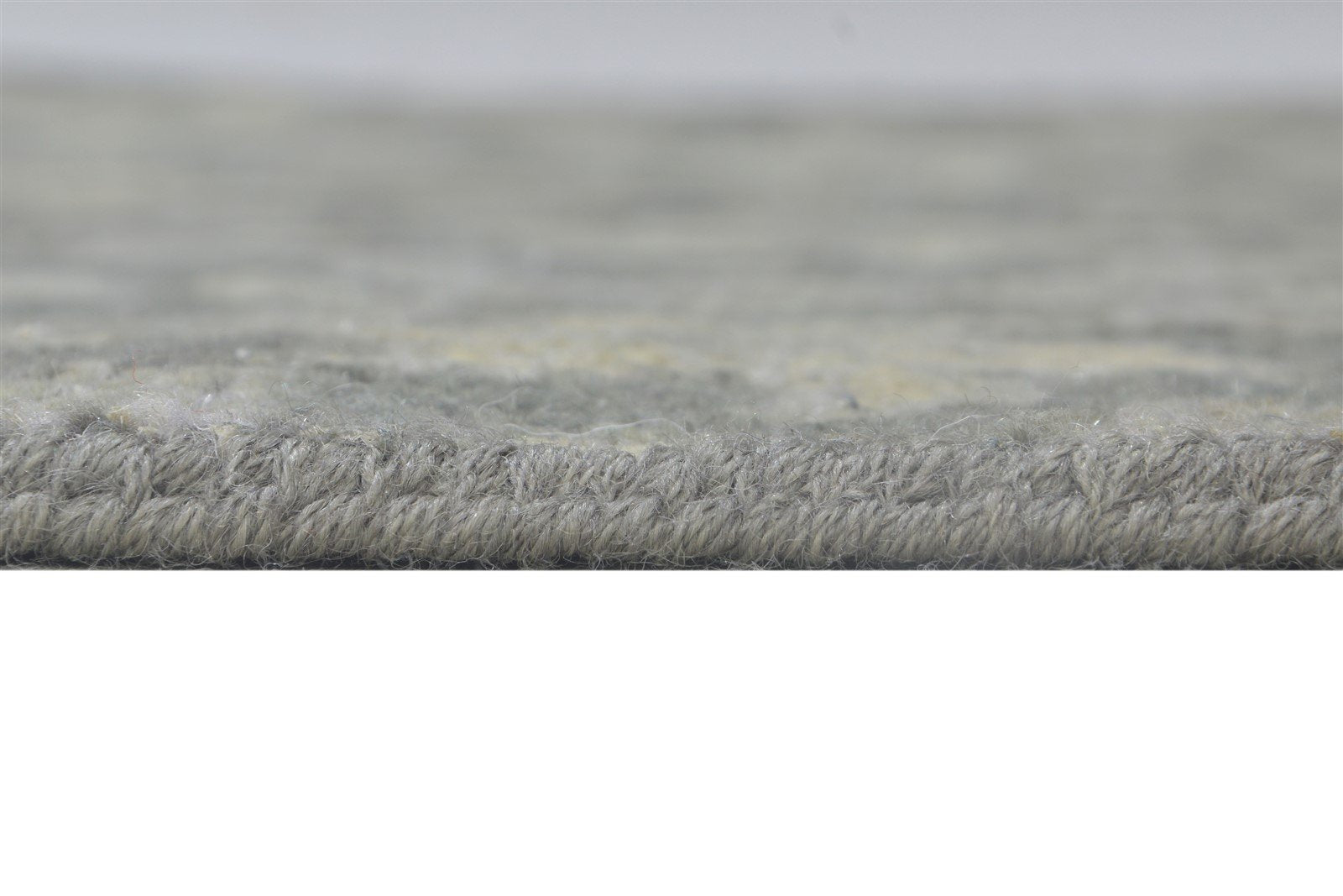 Wool Charcoal Rug 2' X 2' Modern Hand Knotted Moroccan Oriental Small Carpet 7864849596565