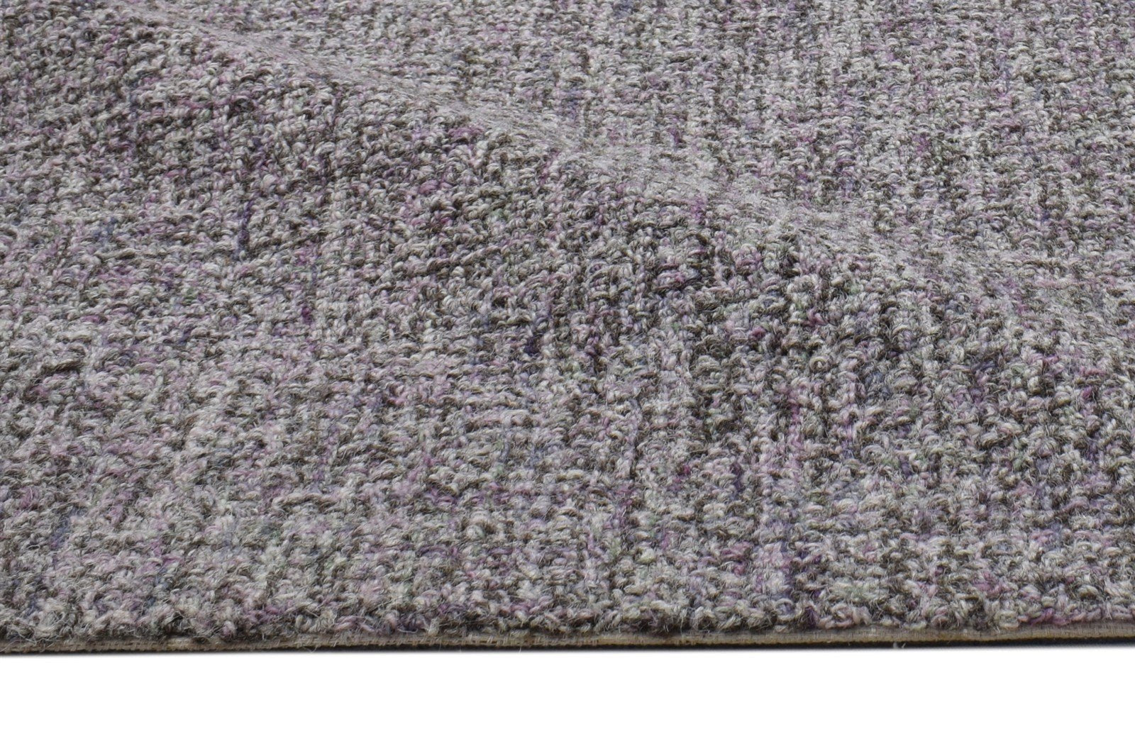 Wool Charcoal Rug 2' X 3' Modern Hand Tufted Scandinavian Solid Small Carpet 7864139088021