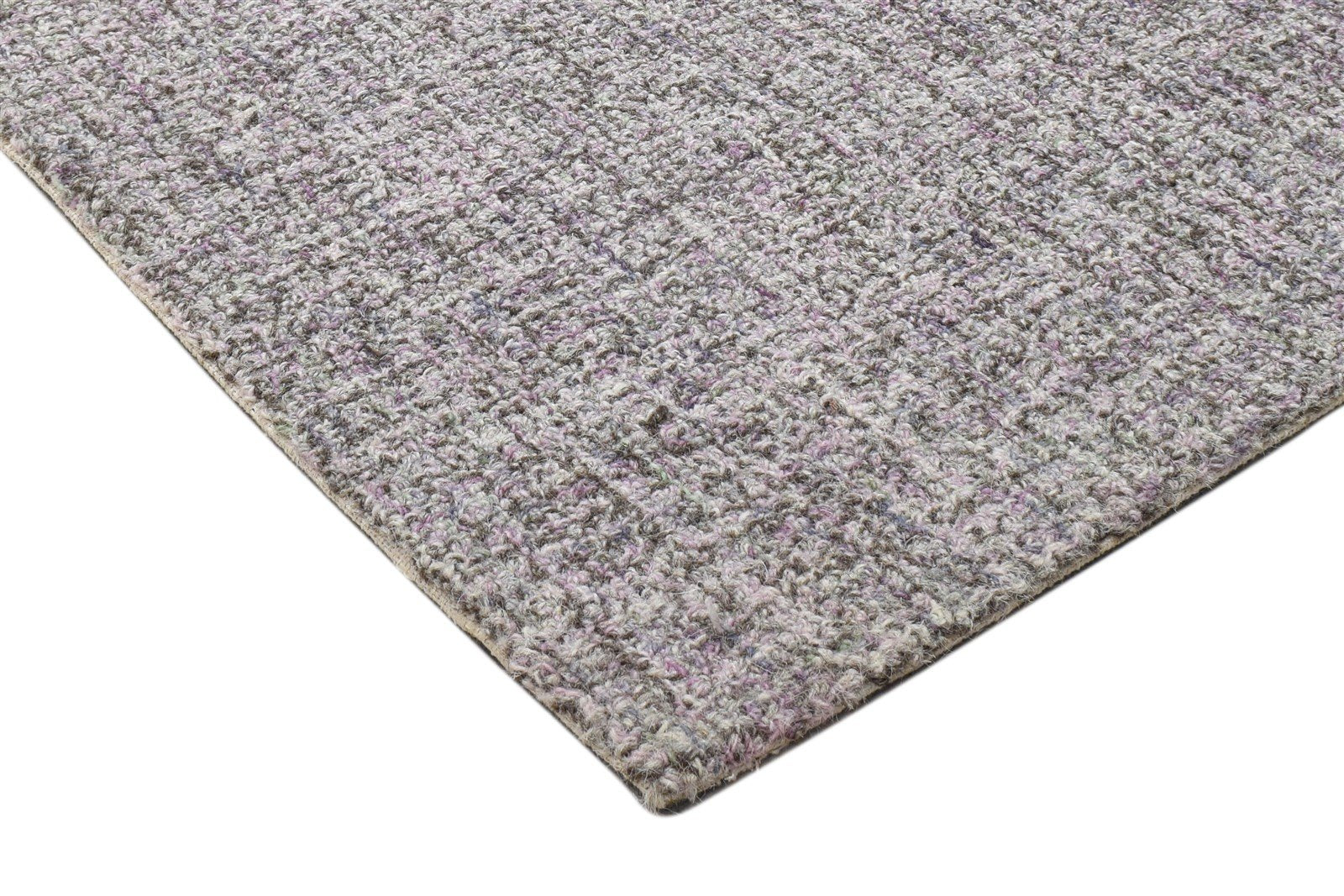 Wool Charcoal Rug 2' X 3' Modern Hand Tufted Scandinavian Solid Small Carpet 7864139088021