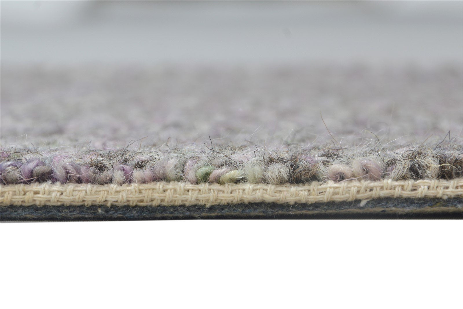 Wool Charcoal Rug 2' X 3' Modern Hand Tufted Scandinavian Solid Small Carpet 7864139088021